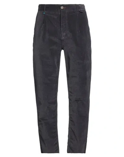 Bl.11  Block Eleven Bl.11 Block Eleven Man Pants Charcoal Size 30 Cotton, Elastane In Grey
