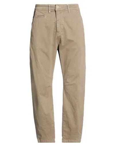 Bl.11  Block Eleven Bl.11 Block Eleven Man Pants Khaki Size 32 Cotton, Elastane In Nude