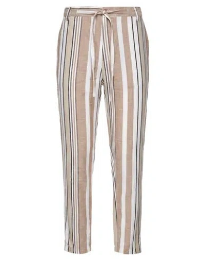 Bl.11  Block Eleven Bl.11 Block Eleven Man Pants Khaki Size 34 Linen, Cotton, Polyester In Beige