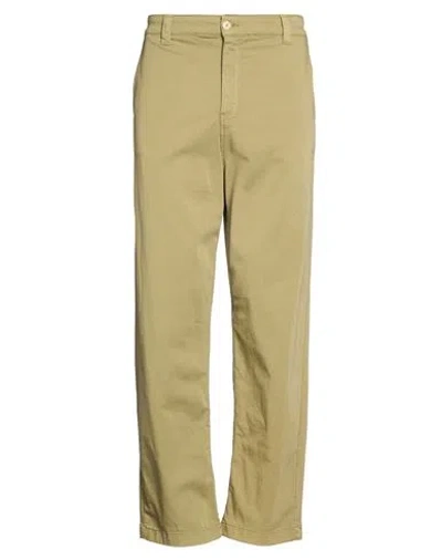 Bl.11  Block Eleven Bl.11 Block Eleven Man Pants Military Green Size 36 Cotton, Elastane In Brown