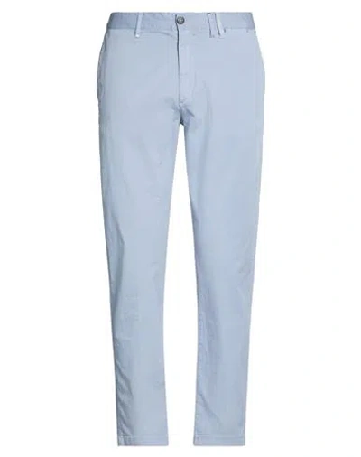 Bl.11  Block Eleven Bl.11 Block Eleven Man Pants Slate Blue Size 36 Cotton, Elastane