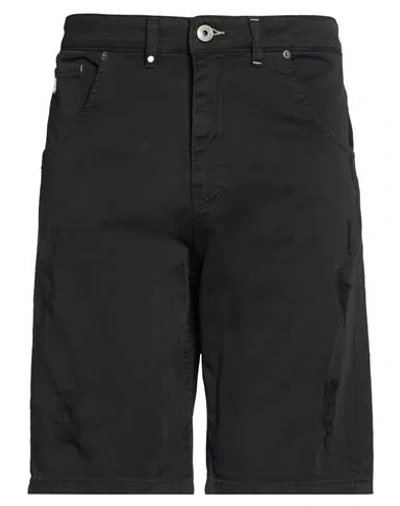 Bl.11  Block Eleven Bl.11 Block Eleven Man Shorts & Bermuda Shorts Black Size 34 Cotton, Elastane