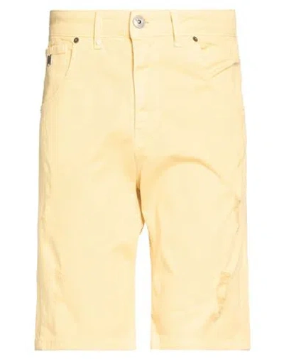 Bl.11  Block Eleven Bl.11 Block Eleven Man Shorts & Bermuda Shorts Yellow Size 30 Cotton, Elastane