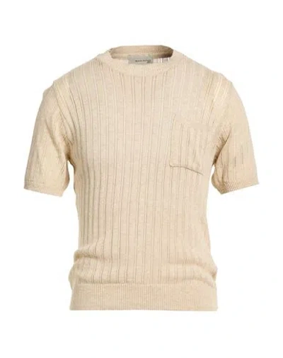 Bl.11  Block Eleven Bl.11 Block Eleven Man Sweater Beige Size S Acrylic, Cotton In Neutral