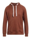 Bl.11  Block Eleven Bl.11 Block Eleven Man Sweater Brown Size M Viscose, Polyester, Polyamide In Brown