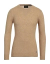 Bl.11  Block Eleven Bl.11 Block Eleven Man Sweater Sand Size S Acrylic, Polyamide, Wool, Viscose In Beige