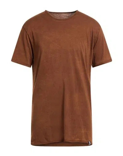 Bl.11  Block Eleven Bl.11 Block Eleven Man T-shirt Brown Size Xl Cotton