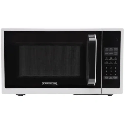 Black & Decker Black And Decker 0.9 Cu. Ft. Led Digital Countertop Microwave In White