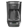 Black And Decker 12 Cup Programmable Coffee Maker In Gray 12 Cup Programmable Coffee Maker In Gray In Black