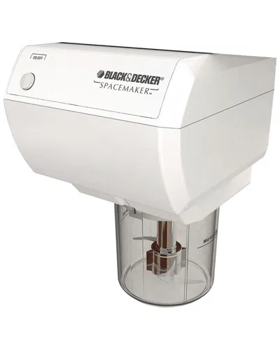 Black & Decker Under The Counter Combo Chopper Coffee Grinder In White