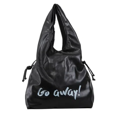Black And Wild Women's Black Go Away Vegan Soft Leather Bag