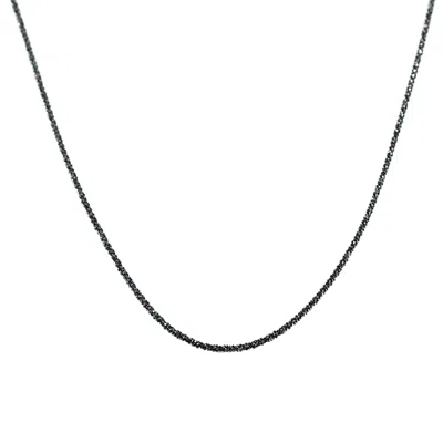 Black And Wild Women's Black Silver Necklace