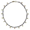 Black And Wild Women's Gold / Grey Quartz Whisper Necklace