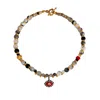 Black And Wild Women's Lumen Eye Rutile Quartz Necklace