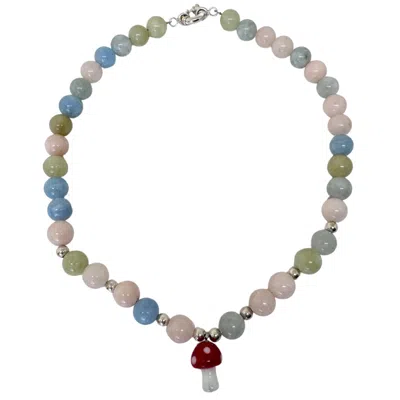 Black And Wild Women's Mystic Garden Natural Stone Bead Necklace