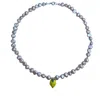 Black And Wild Women's Pink / Purple Pearlescent Citrus Summer Necklace