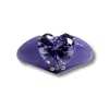 Black And Wild Women's Purple Enamel Heart Crystal Ring In Purple