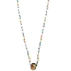 Black And Wild Women's Rainbow Gaze Lucky Eye Necklace