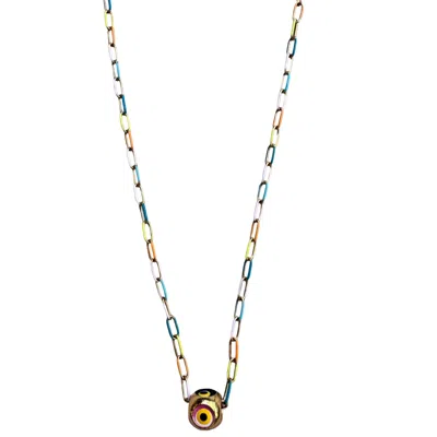 Black And Wild Women's Rainbow Gaze Lucky Eye Necklace