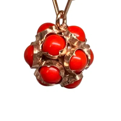 Black And Wild Women's Yellow / Orange Orange Bead Pendant