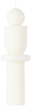 Black Blaze White Barrenjoey Candle In White