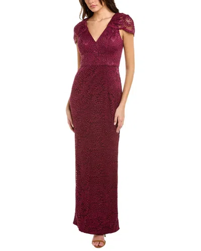 Black By Bariano Rosie Gown In Purple