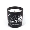 Black Cake Black Capricorn Zodiac Horoscope Massage Candle In Black