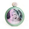 Black Cake Green Limited Edition Festival Dolly Parton Tribute Glitter Retro Mint Spirit Flask In Green