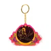 Black Cake Leo Zodiac Sign Keychain In Black/yellow
