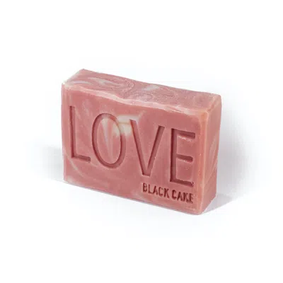 Black Cake Love Soap/ Lavender & Ylang Ylang + Rose Geranium Moisturizing Soap In Pink