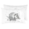 Black Cake Neutrals Cosmic Space Oddity David Bowie Satin Pillowcase Set