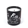 Black Cake Taurus Zodiac Horoscope Massage Candle In Black/orange