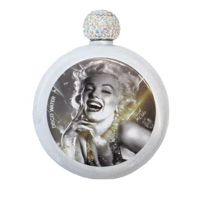 Black Cake White Limited Edition Marilyn Monroe Tribute Glitter Iridescent Spirit Flask