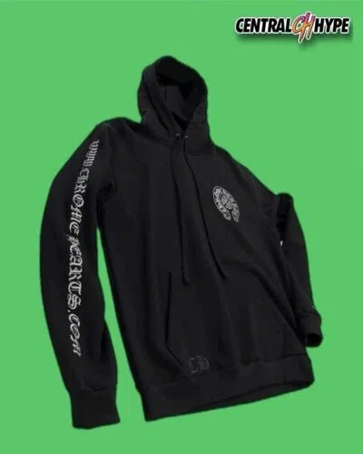 Pre-owned Black Chrome Hearts Silver Glitter Hoodie