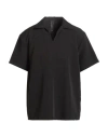 Black Circus Man Polo Shirt Black Size Xxl Polyester, Elastane