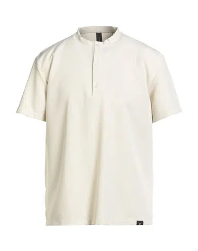Black Circus Man T-shirt Ivory Size M Polyester, Elastane In White
