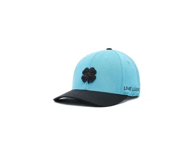 Black Clover Ashton 1 Snapback Adjustable Hat Baseball Caps Black/teal: One Size In Blue