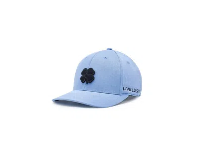 Black Clover Ashton 3 Snapback Adjustable Hat Baseball Caps Black/light Blue: One Size