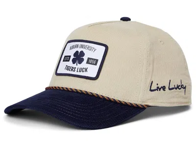 Black Clover Auburn Legacy Adjustable Snapback Hat Licensed Caps Natural/navy/corduroy With Rope Hd Patch: One Si In Neutral