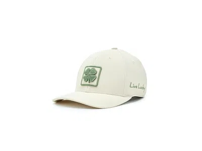 Black Clover Boxed In Luck 8 Adjustable Hat Baseball Caps Cream/olive: One Size In Neutral
