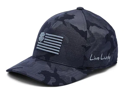 Black Clover Clover Nation 29 Snapback Adjustable Hat Baseball Caps Blue Camo Hat/navy: One Size