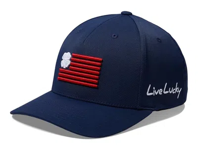 Black Clover Clover Nation 6 Hat Caps White/red Clover Nation Flag/navy: One Size In Pink