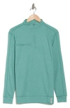 Black Clover Clyde Quarter Zip Golf Pullover In Jade