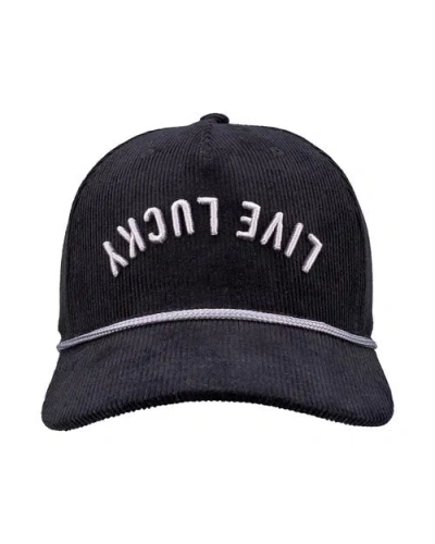 Black Clover Cord Upside Down Luck 2 Hat In Blue