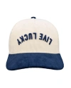 Black Clover Cord Upside Down Luck 3 Hat In Blue
