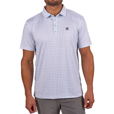 Black Clover Diamond Luck Polo In White