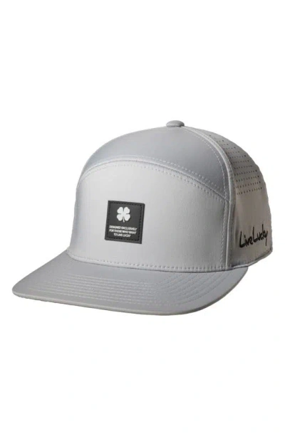 Black Clover Fendor Perforated Baseball Cap In Gray