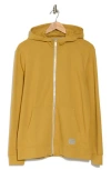 Black Clover Frankie Zip Golf Hoodie In Charcoal Clover Inca Gold