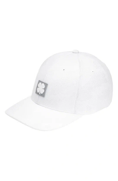 Black Clover Fresh Luck 6 Trucker Snapback Hat In White