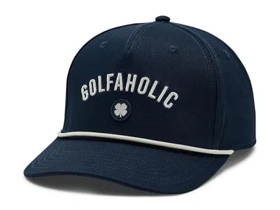 Black Clover Golfoholic Lid 2 Adjustable Hat Baseball Caps Navy/white/white Rope: One Size In Blue